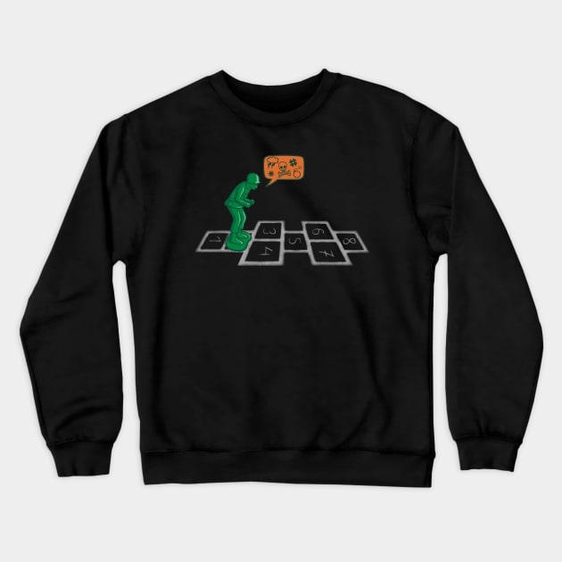 Hopscotch Crewneck Sweatshirt by Raffiti